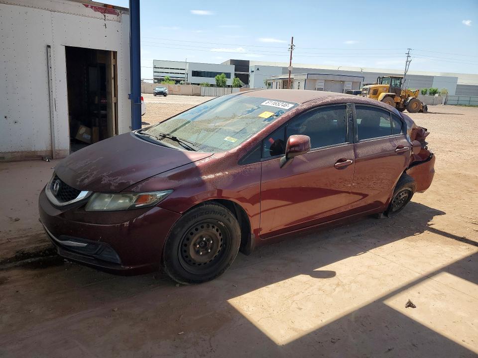 Продажа на аукционе авто 2013 Honda Civic, vin: 2HGFB2F52DH571382, номер лота: 61165246