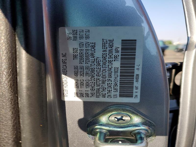 Продажа на аукционе авто 2017 Acura Rdx, vin: 5J8TB4H31HL018032, номер лота: 59338566