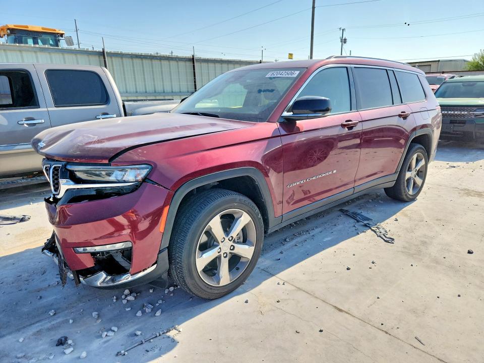 62042506 :رقم المزاد ، 1C4RJJBG6N8528753 vin ، 2022 Jeep Grand Cherokee مزاد بيع