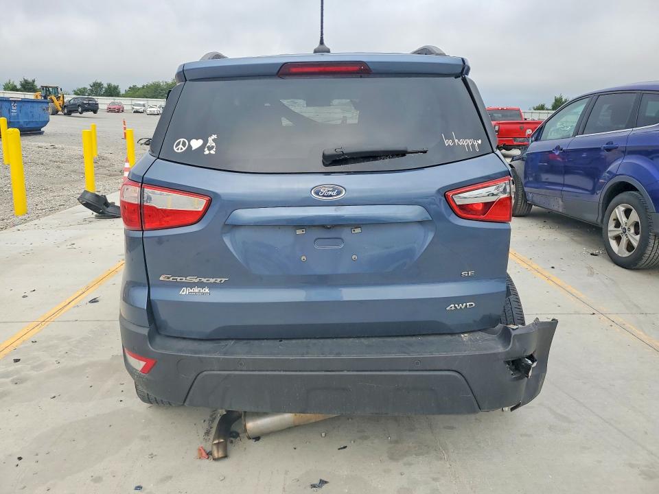 2021 Ford Ecosport მანქანა იყიდება აუქციონზე, vin: MAJ6S3GL0MC454829, აუქციონის ნომერი: 60897926
