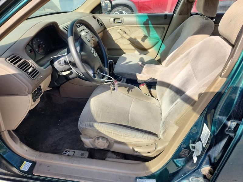 Aukcja sprzedaży 2002 Honda Civic, vin: 1HGES25812L038480, numer aukcji: 62859376