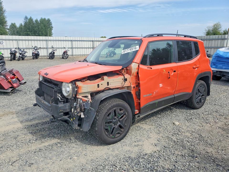Aukcja sprzedaży 2018 Jeep Renegade, vin: ZACCJBAB8JPJ17100, numer aukcji: 61774916