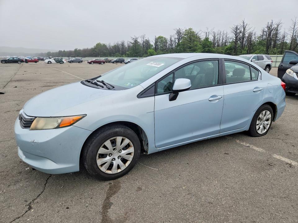60076886 :رقم المزاد ، 19XFB2F52CE321391 vin ، 2012 Honda Civic مزاد بيع