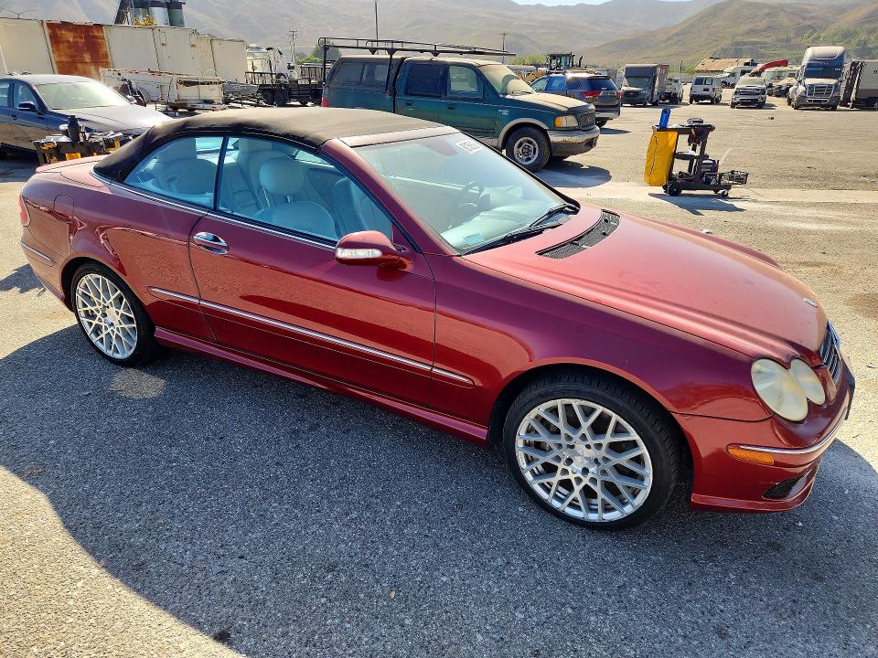 2004 Mercedes-benz Clk მანქანა იყიდება აუქციონზე, vin: WDBTK75G14T005040, აუქციონის ნომერი: 62158826