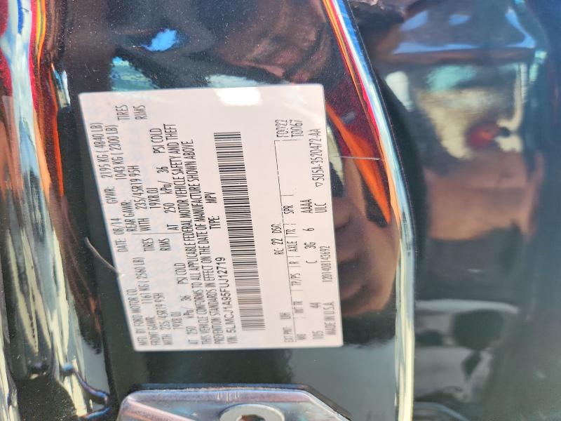 60815936 :رقم المزاد ، 5LMCJ1A95FUJ12719 vin ، 2015 Lincoln Mkc مزاد بيع