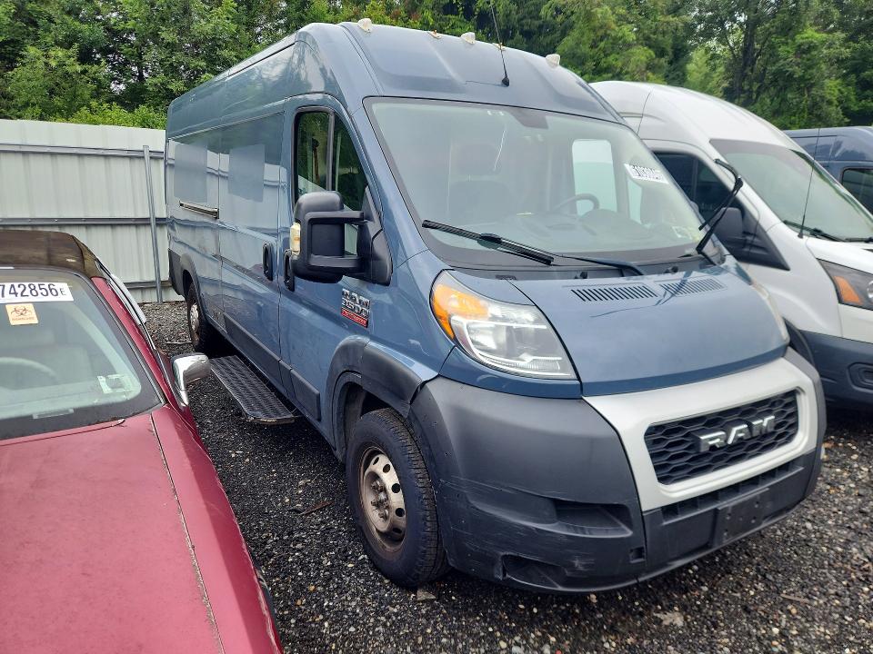 Продаж на аукціоні авто 2020 Ram Promaster 3500, vin: 3C6URVJGXLE144187, номер лоту: 61036846