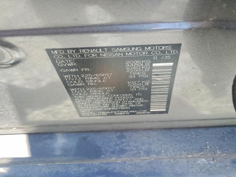 Aukcja sprzedaży 2016 Nissan Rogue, vin: KNMAT2MT2GP627800, numer aukcji: 59633296