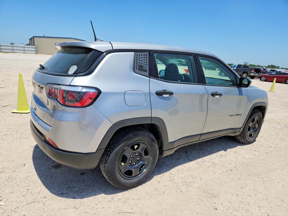 61874046 :رقم المزاد ، 3C4NJCAB0LT147656 vin ، 2020 Jeep Compass مزاد بيع