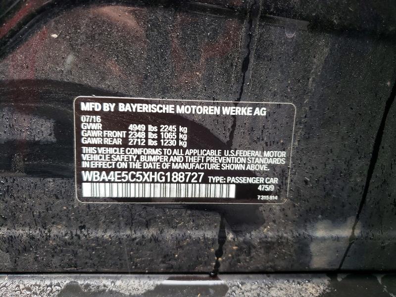 Auction sale of the 2017 Bmw 440xi, vin: WBA4E5C5XHG188727, lot number: 59298586