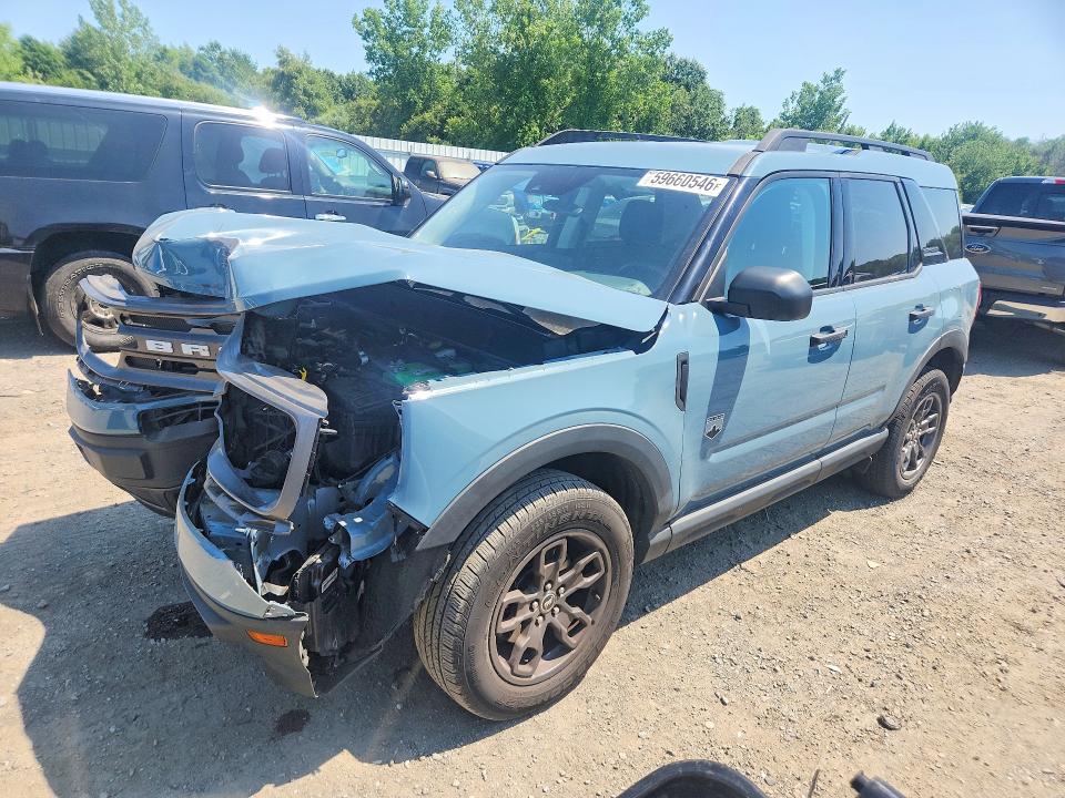 2021 Ford Bronco Sport მანქანა იყიდება აუქციონზე, vin: 3FMCR9B61MRA94495, აუქციონის ნომერი: 59660546