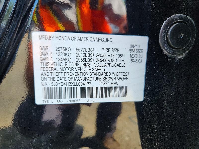 Продаж на аукціоні авто 2020 Acura Mdx, vin: 5J8YD4H3XLL004137, номер лоту: 60466596