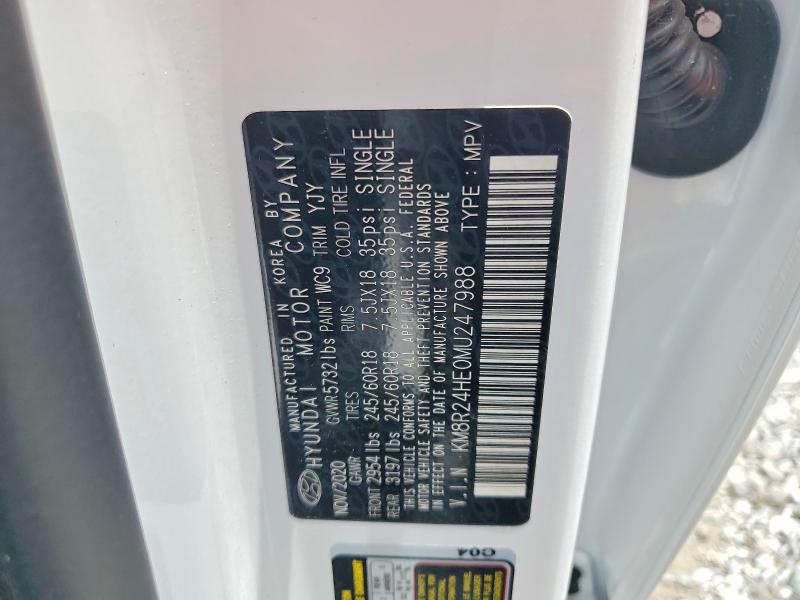 Продаж на аукціоні авто 2021 Hyundai Palisade, vin: KM8R24HE0MU247988, номер лоту: 59234636