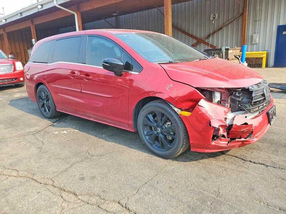 60230466 :رقم المزاد ، 5FNRL6H71RB002213 vin ، 2024 Honda Odyssey مزاد بيع