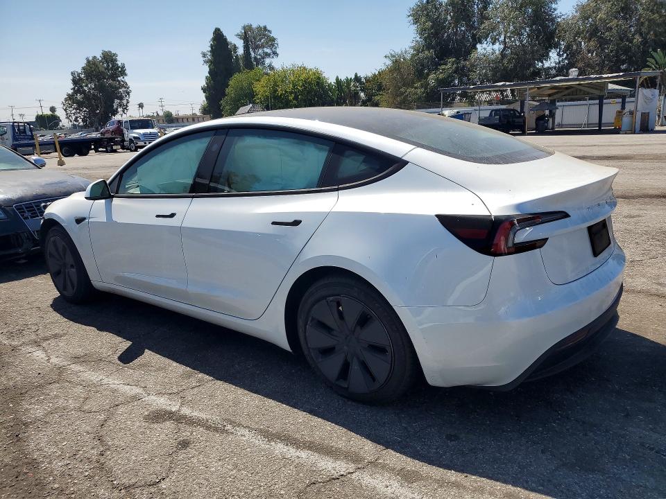 63001726 :رقم المزاد ، 5YJ3E1EA2SF918214 vin ، 2025 Tesla Model 3 مزاد بيع