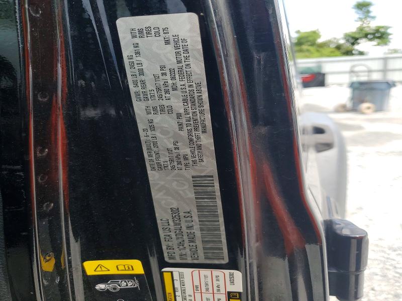 61291426 :رقم المزاد ، 1C4HJXDG4LW325302 vin ، 2020 Jeep Wrangler Unlimited مزاد بيع