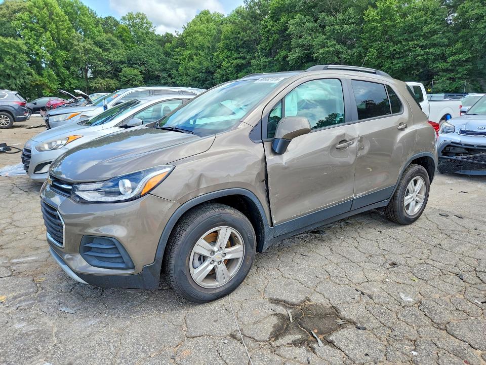 2021 Chevrolet Trax მანქანა იყიდება აუქციონზე, vin: KL7CJPSB9MB349506, აუქციონის ნომერი: 60552126