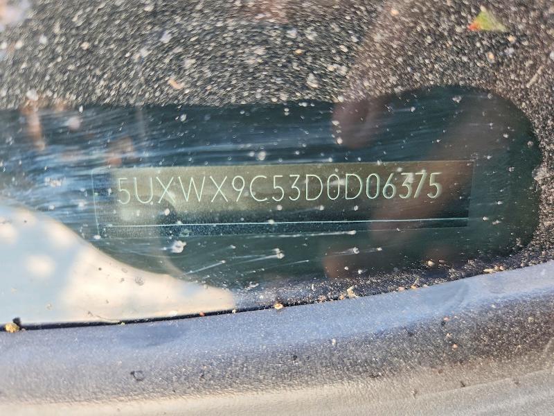 62052556 :رقم المزاد ، 5UXWX9C53D0D06375 vin ، 2013 Bmw X3 مزاد بيع