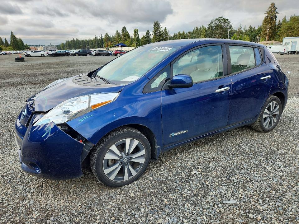 2016 Nissan Leaf მანქანა იყიდება აუქციონზე, vin: 1N4BZ0CP3GC311072, აუქციონის ნომერი: 62243086