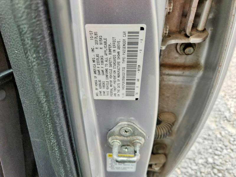 Продаж на аукціоні авто 2008 Honda Accord, vin: 1HGCP26358A021732, номер лоту: 61589166
