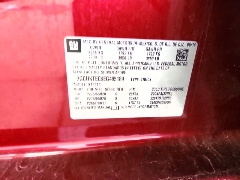 Aukcja sprzedaży 2014 Chevrolet 1500 Silve, vin: 3GCUKTEC9EG485189, numer aukcji: 85970535