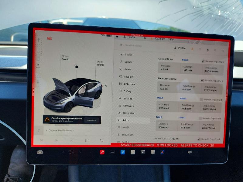 Продажа на аукционе авто 2025 Tesla Model 3, vin: 5YJ3E1EB6SF896470, номер лота: 86499865