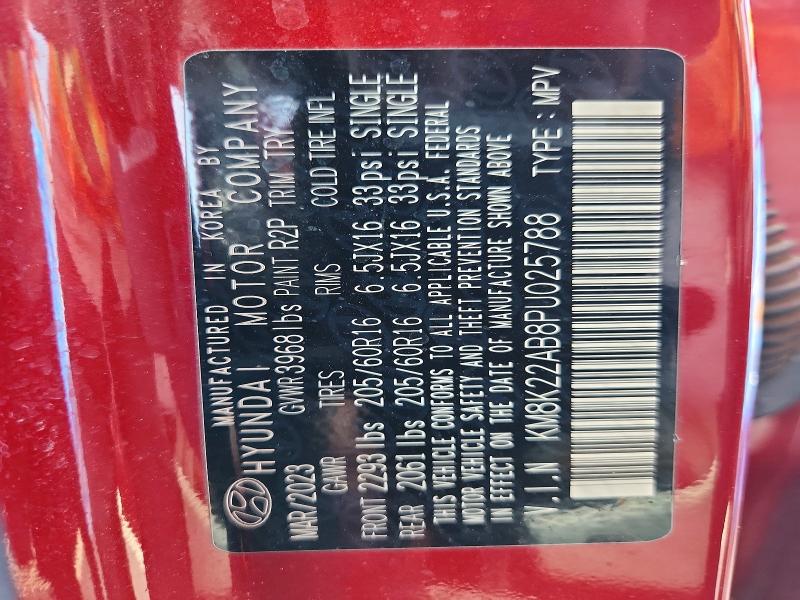 Aukcja sprzedaży 2023 Hyundai Kona, vin: KM8K22AB8PU025788, numer aukcji: 61232326