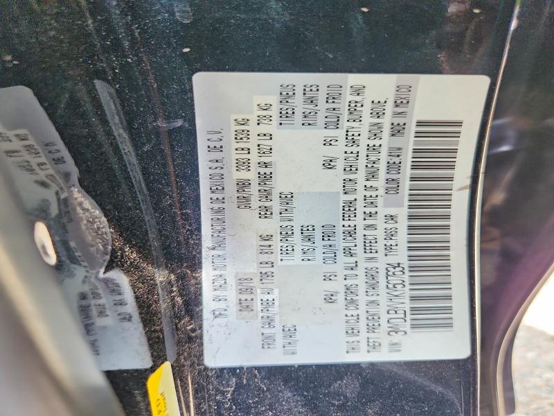 Aukcja sprzedaży 2019 Toyota Yaris, vin: 3MYDLBYV1KY507634, numer aukcji: 61956846