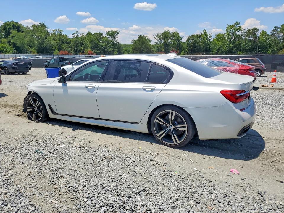 2018 Bmw 740 მანქანა იყიდება აუქციონზე, vin: WBA7E2C54JG742183, აუქციონის ნომერი: 61148286