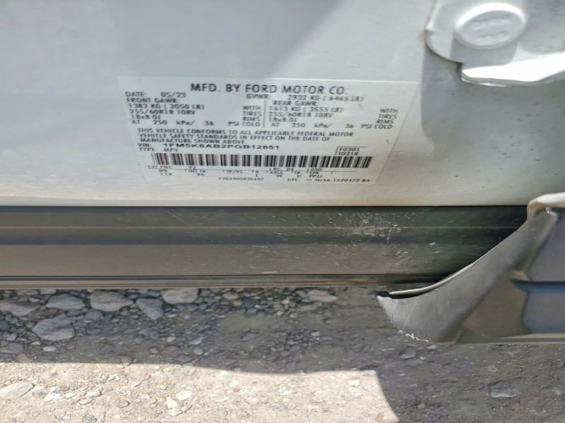 Aukcja sprzedaży 2023 Ford Explorer, vin: 1FM5K8AB2PGB12651, numer aukcji: 59096226
