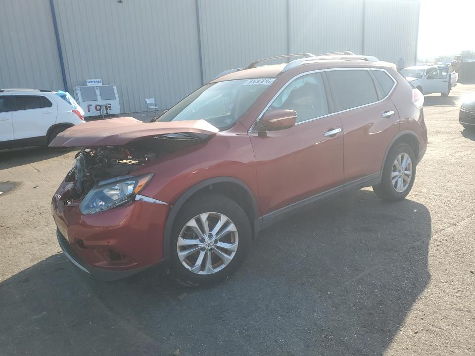 Продажа на аукционе авто 2015 Nissan Rogue, vin: KNMAT2MT0FP555719, номер лота: 61895616