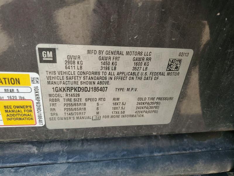 Продажа на аукционе авто 2013 Gmc Acadia, vin: 1GKKRPKD9DJ186407, номер лота: 59249506