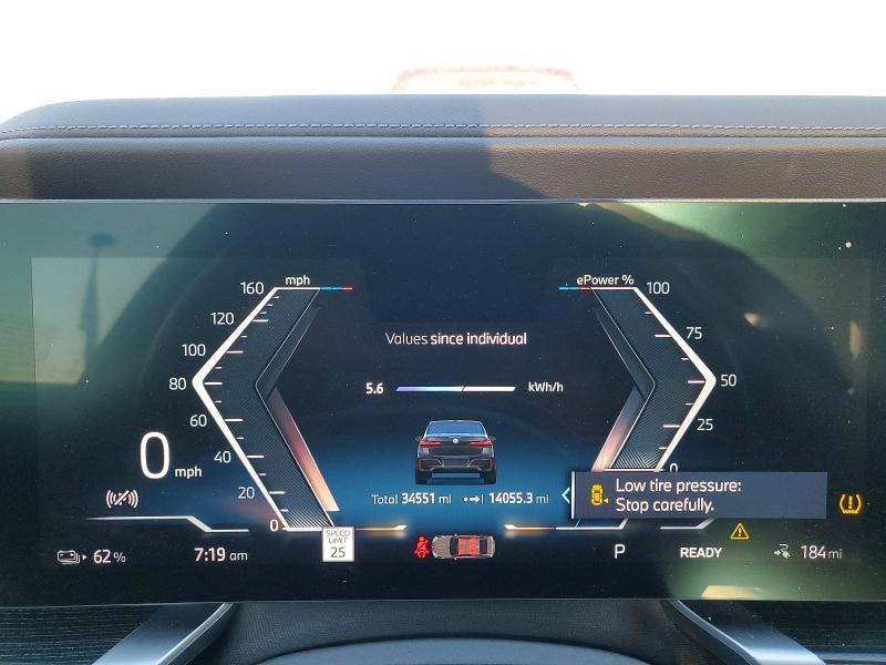 60061216 :رقم المزاد ، WBY43EJ00RCT10096 vin ، 2024 Bmw I7 مزاد بيع