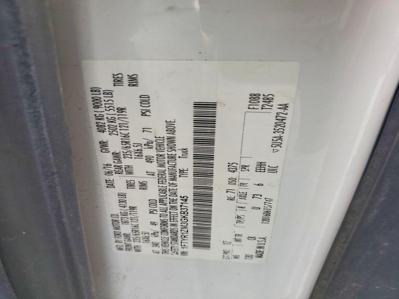 2016 Ford Transit მანქანა იყიდება აუქციონზე, vin: 1FTYR1ZM3GKB37145, აუქციონის ნომერი: 62011786
