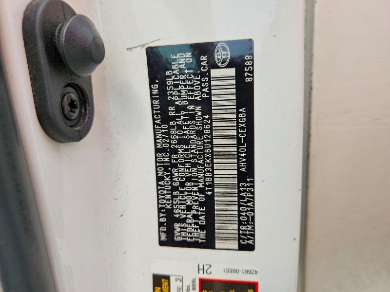 Продажа на аукционе авто 2011 Toyota Camry, vin: 4T1BB3EKXBU128624, номер лота: 63016596