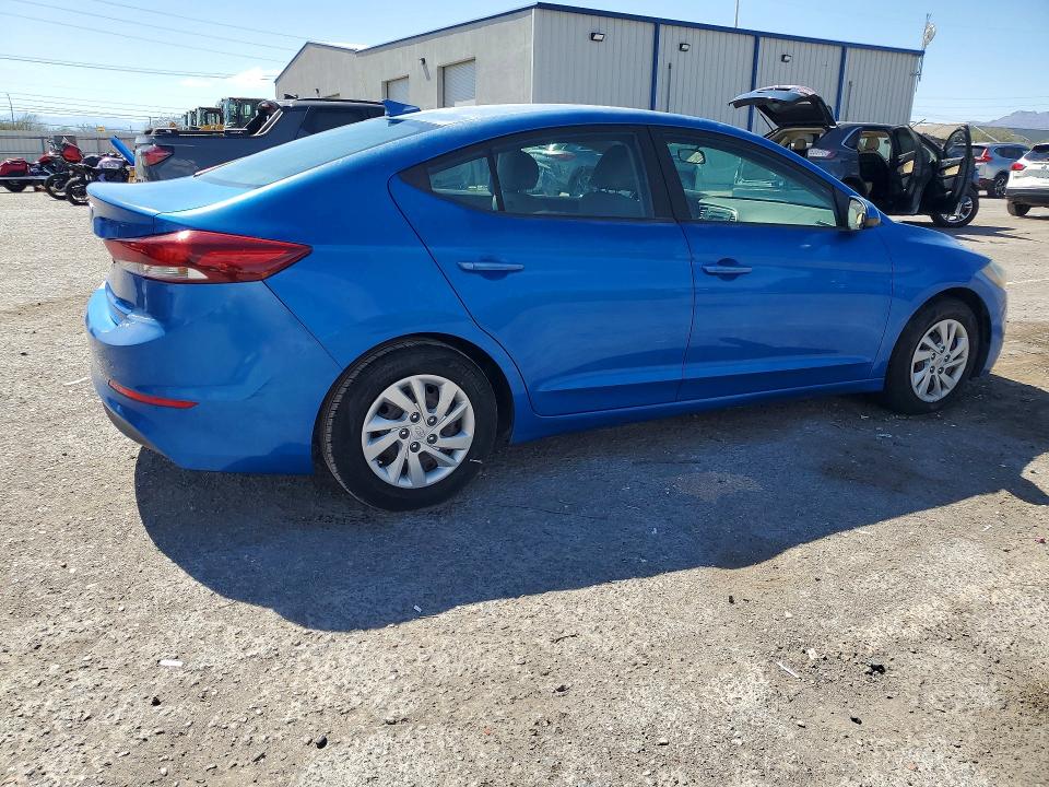 62958806 :رقم المزاد ، KMHD74LF1HU091168 vin ، 2017 Hyundai Elantra مزاد بيع