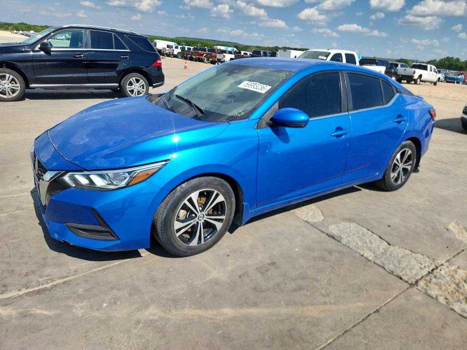 2020 Nissan Sentra მანქანა იყიდება აუქციონზე, vin: 3N1AB8CV0LY249223, აუქციონის ნომერი: 59993236