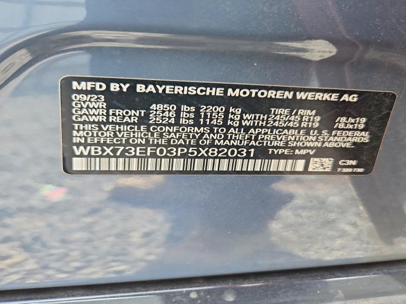 Продажа на аукционе авто 2023 Bmw X1, vin: WBX73EF03P5X82031, номер лота: 61641356