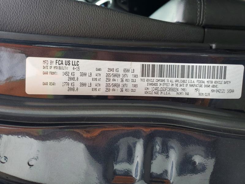 Aukcja sprzedaży 2015 Dodge Durango, vin: 1C4RDJDG3FC858224, numer aukcji: 60202666