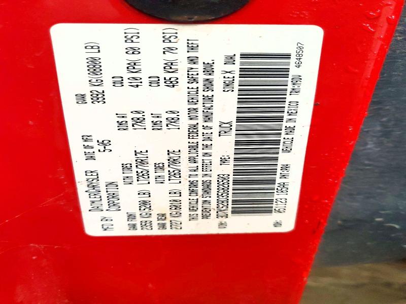 Aukcja sprzedaży 2005 Dodge Ram 2500, vin: 3D7KS28D35G826503, numer aukcji: 61568836