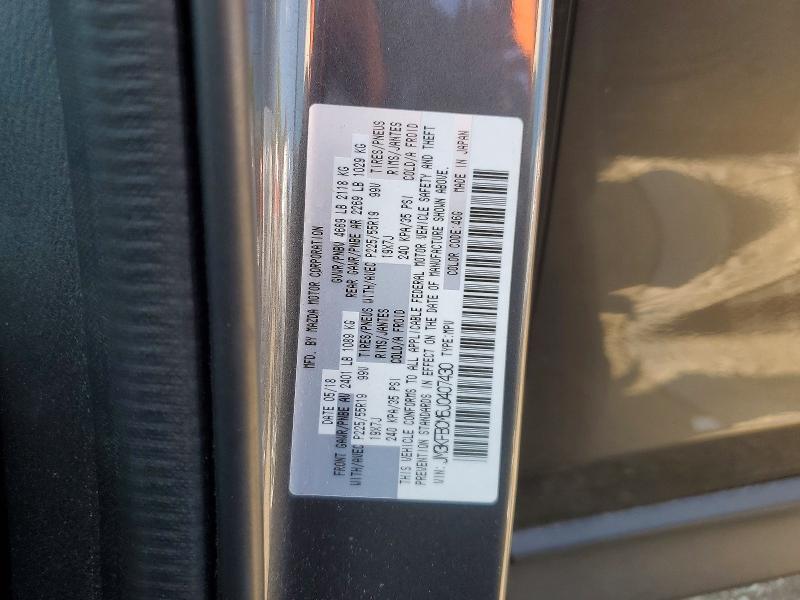 Продажа на аукционе авто 2018 Mazda Cx-5, vin: JM3KFBCM6J0407430, номер лота: 62574176