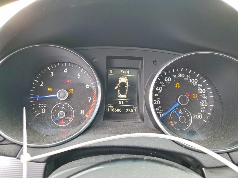 2012 Volkswagen Golf მანქანა იყიდება აუქციონზე, vin: WVWPF7AJ0CW282395, აუქციონის ნომერი: 62488026