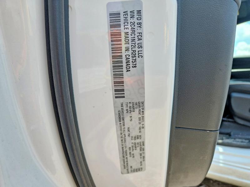 Продаж на аукціоні авто 2020 Chrysler Pacifica, vin: 2C4RC1N72LR267578, номер лоту: 60313516