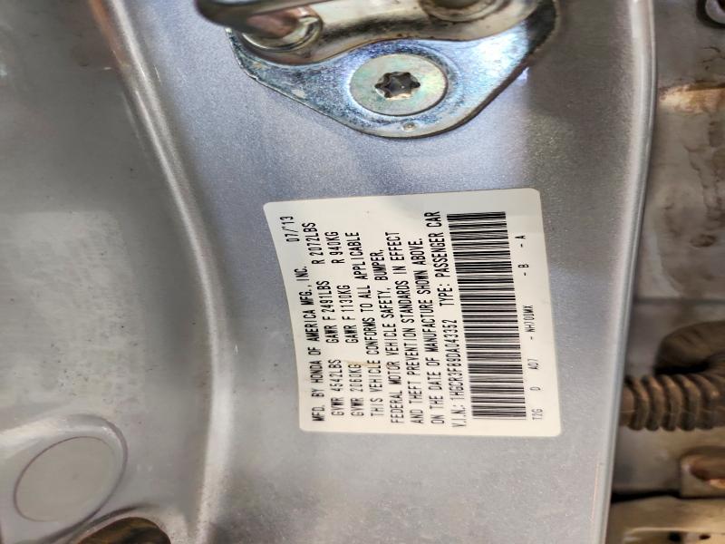 62207106 :رقم المزاد ، 1HGCR3F89DA043352 vin ، 2013 Honda Accord مزاد بيع