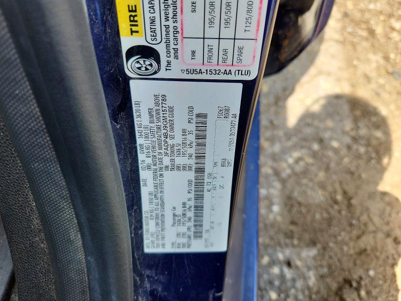 Продажа на аукционе авто 2016 Ford Fiesta, vin: 3FADP4BJ9GM157789, номер лота: 60628926