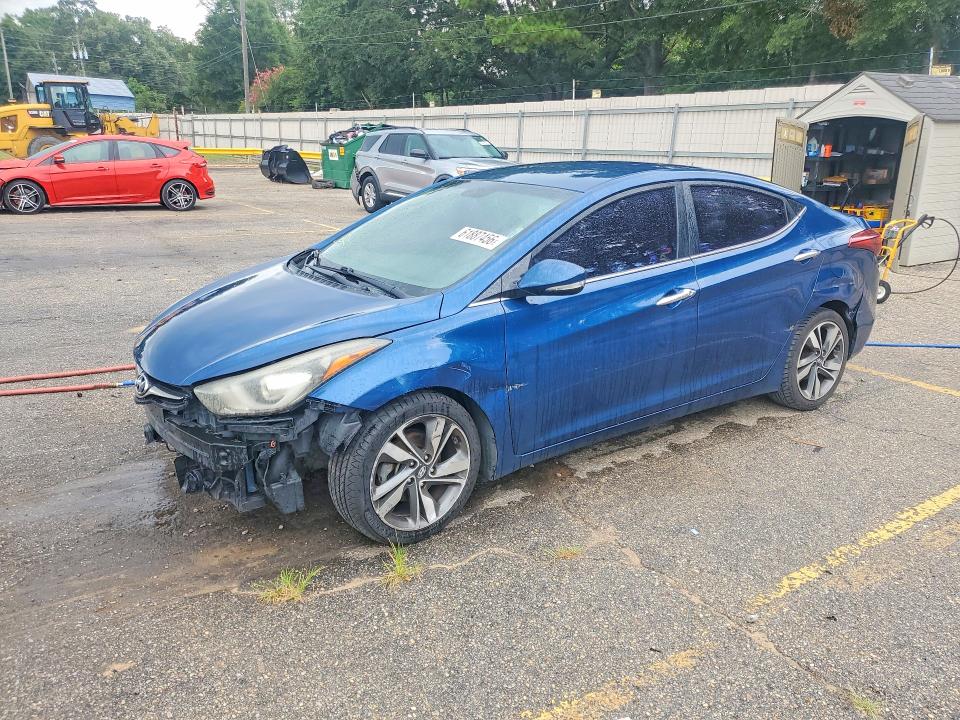 61887456 :رقم المزاد ، KMHDH4AE9EU156044 vin ، 2014 Hyundai Elantra مزاد بيع