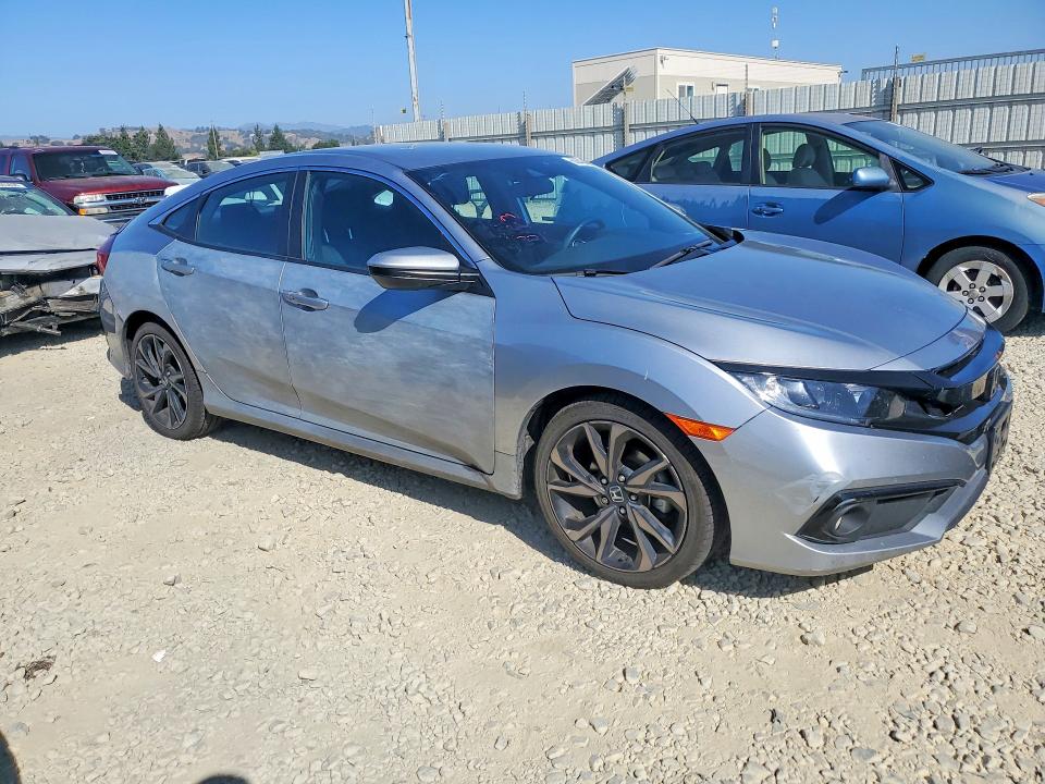 60646446 :رقم المزاد ، 2HGFC2F89LH531256 vin ، 2020 Honda Civic مزاد بيع
