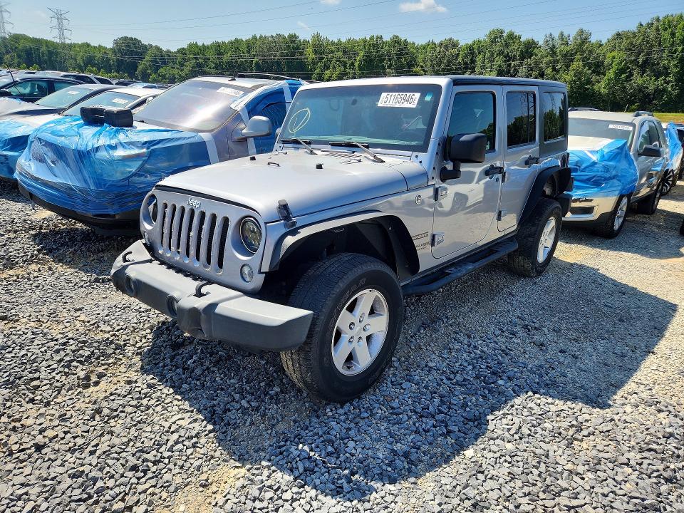 Auction sale of the 2018 Jeep Wrangler Unlimited, vin: 1C4BJWDG3JL809637, lot number: 51165946