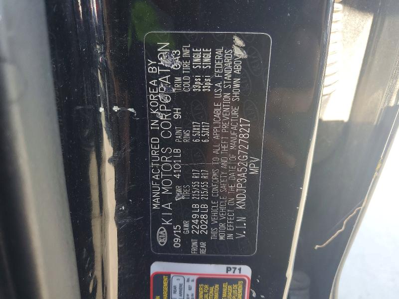 Продаж на аукціоні авто 2016 Kia Soul, vin: KNDJP3A52G7278217, номер лоту: 59876536
