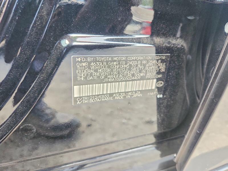 Продажа на аукционе авто 2016 Lexus Is, vin: JTHBA1D25G5024409, номер лота: 60299306