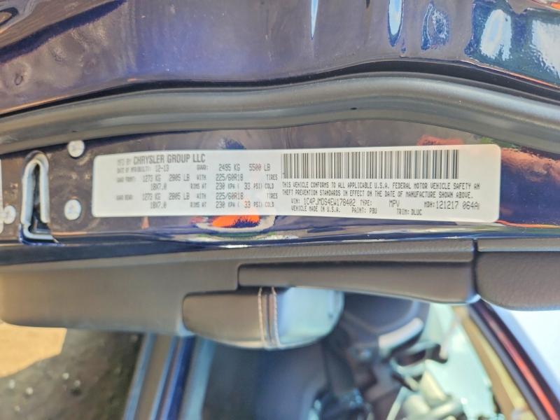 Продаж на аукціоні авто 2014 Jeep Cherokee, vin: 1C4PJMDS4EW178402, номер лоту: 61342426